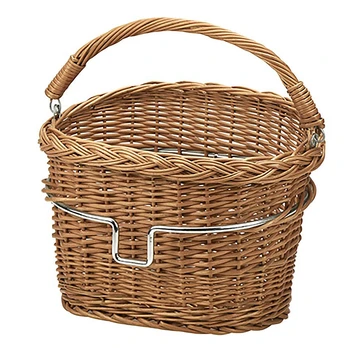 Dviračio krepšys ant vairo KLICKFix Wicker Mini // 13l, be KLICKfix laikiklio (pintas)