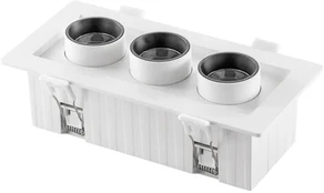 16W LED įleidžiamas šviestuvas SIDER, baltas, CCT