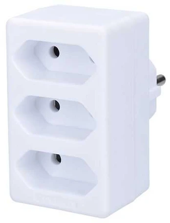 Solight hub, 3x 2,5A, baltas