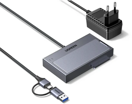 Adapteris M.2 NVMe/SATA UGREEN D320 USB 3.2 USB–USB-C