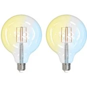 LUUMR Smart LED E27 G125 7W ZigBee Tuya Philips Hue 2 vnt