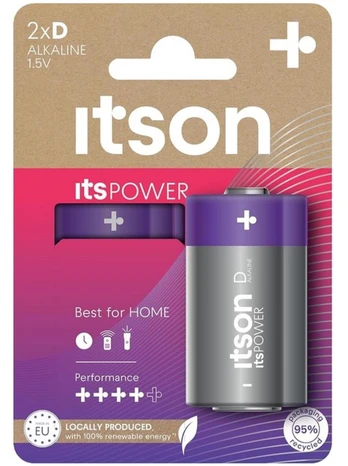 itson itsPOWER battery Alkaline LR20IPO/2CP