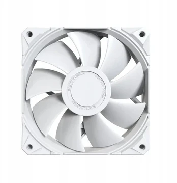 Ventiliatorius Montech E28 PWM baltas 120 mm ventiliatorius