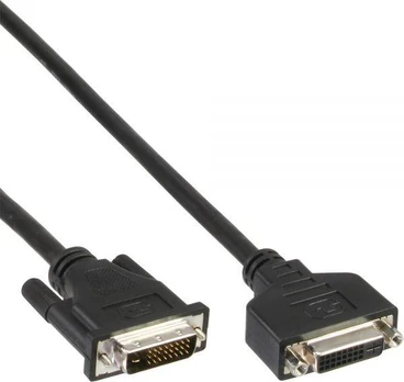 Kabelis InLine DVI-D - DVI-D 3m juoda (17763)