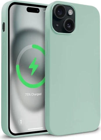 Etui iPhone 15 MagSafe mint