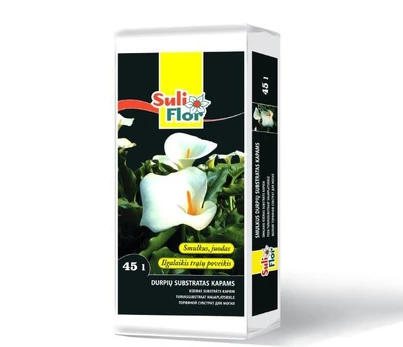 Durpių substratas kapams, smulkus, 45 l
