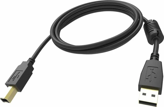 Kabelis USB Vision USB-A - USB-B 5 m Juodas (TC 5MUSB/BL)