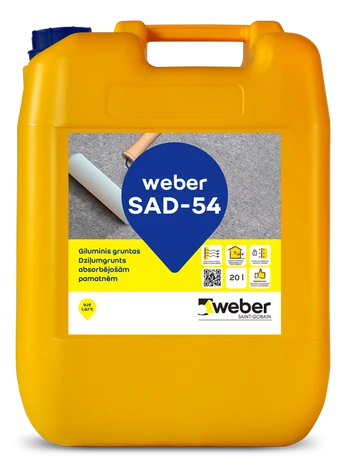 Giluminis gruntas WEBER SAD-54, 20 l