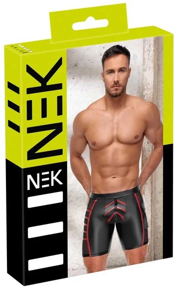 Nek Men's Shorts Black/Red L vyriški stringai