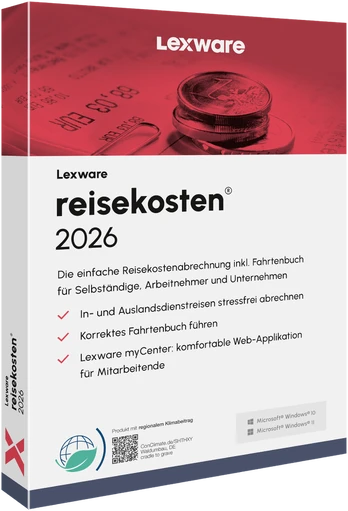 Lexware Reisekosten 2026 - 1 Device, 1 Year - ESD-DownloadESD