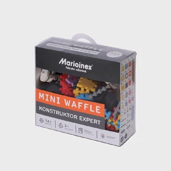 Marioinex Mini kaladėlės(vaffle) konstruktorius ekspetas, 141vnt