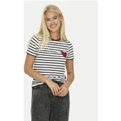 ONLY Marškinėliai Heart 15318959 Balta Regular Fit