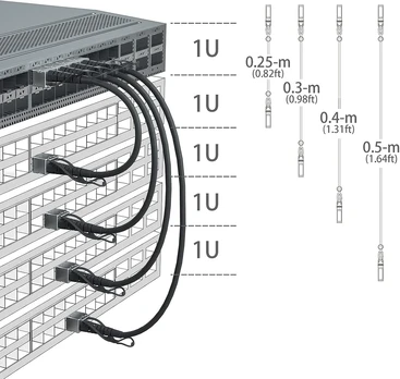 10gtek Sfp+ Dac kabelis, 3m, pasyvus, mėlynas