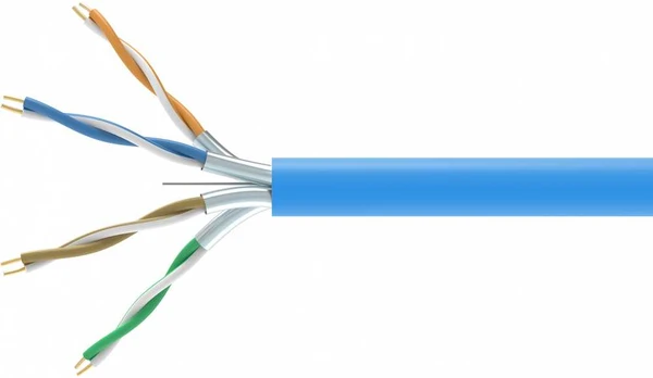 Equip Instal.Kab Cat6A U/FTP Dca 305.00m Blau LSZH