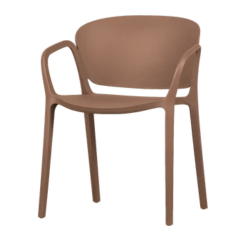Lauko kėdė Bent, 75 x 57 x 56 cm, plastikas, rožinė