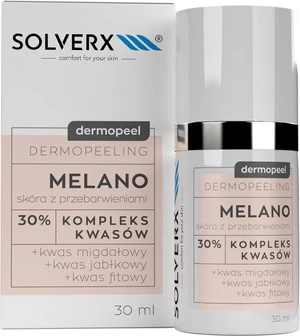 Veido pilingas Solverx Melano Dermopeel, 30 ml, moterims