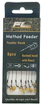 Surišti kabliukai FL Method Feeder