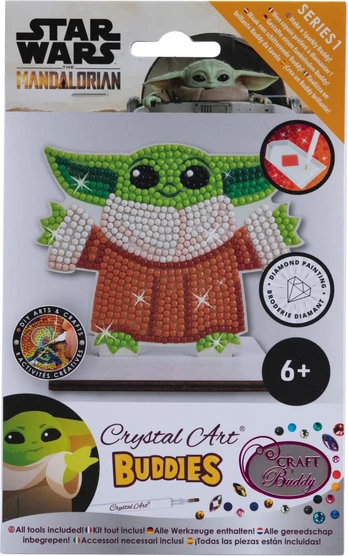 STAR WARS CRYSTAL ART Figūrėlė „Grogu“