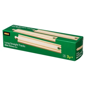Brio rinkinys iš 4 tiesių takelių (33341)