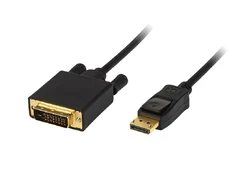 Blow Kabelis DVI - DisplayPort 1,8m kaina