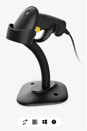 Skeneris inateck Barcodescanner 33 juodas [BCST-33_black]