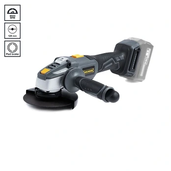 Akumuliatorinis kampinis šlifuoklis Grunder AG-B0118E, 18 V, be akumuliatoriaus