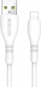 „Jellico“ USB-A – „Lightning“ USB kabelis, 1 m, baltas (6974929201371)