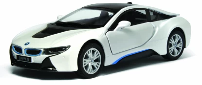 KiNSMART automobilis, BMW i8, baltas kaina
