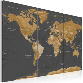 Artgeist Paveikslas - World Map: Modern Aesthetics