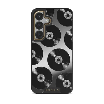 Sound Check - Samsung Galaxy S25 Case, Elite Mirror Dark (Magnetic) / Gold