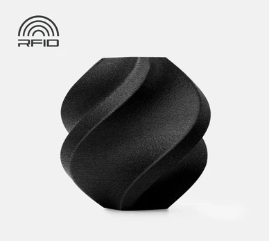 Bambu Lab PA6-GF nailono filamentas, juodas, 1,75 mm, 1 kg