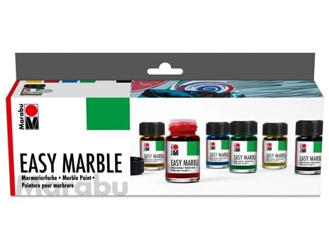 Dažai marmuriniam efektui sukurti 6x15ml