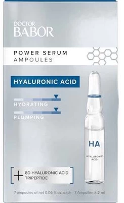 Ampulės Babor Power Hyaluronic Acid, 14 ml, moterims