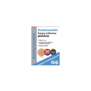 ACETOCAUSTIN karpų šalinimo pleistras N20