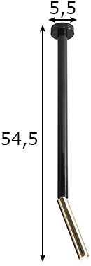 Aldex lubinis šviestuvas Stick