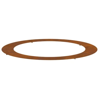 Vazonas Corten plieno, didelis, apvalus