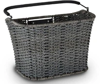 Dviračio krepšys Cube RFR Front Basket Klick & Go, aliuminis/plastikas, juoda kaina