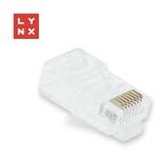 LYNX konektor UTP Cat5e, 50µ, 100ks