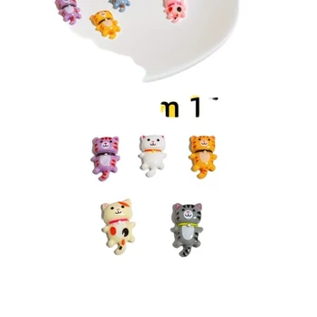 Katės pakabukas, 15pcs【Mixed】