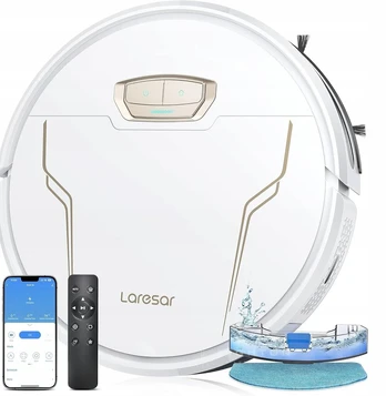 2025 m. robotas siurblys Laresar Evol 3s - siurbimo ir plovimo funkcija