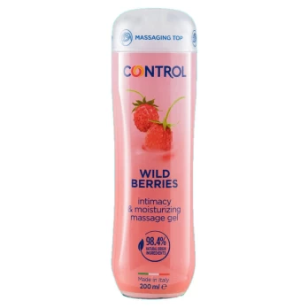 Masažo gelis CONTROL 3 IN 1 LAUKINĖS UOGOS 200 ml