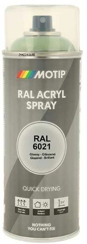 Motip Ral 6021 high gloss fade žalias