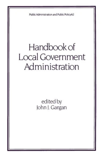 Handbook of Local Government Administration