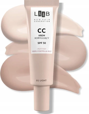 MAC Aa laab 100% centella b12 cc kremas, koreguojantis spf50 nr. 01 light