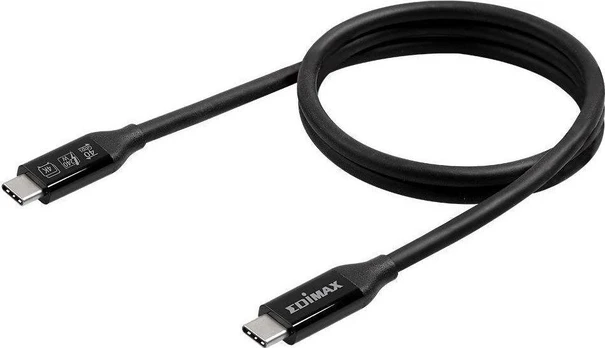 USB kabelis EdiMax USB-C - USB-C 1 m juoda (UC4-010TB V2)