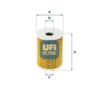 Alyvos filtras UFI 25.091.00