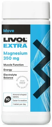 LIVOL Extra Magnesium 350 mg N90 tabletės