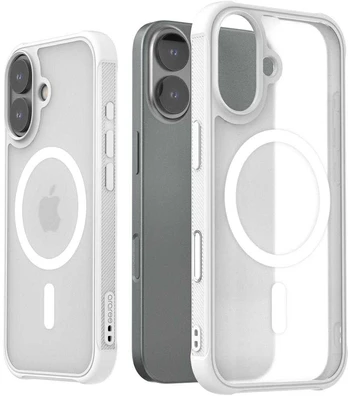 Dėklas Araree Duple M Armor MagSafe do iPhone 17 balta
