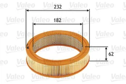 Oro filtras VALEO 585696 kaina