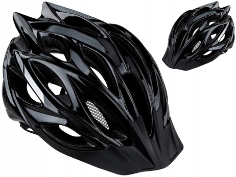 Kellys Dynamic M/l 58-61cm juodas-sidabrinis dviratininko šalmas
